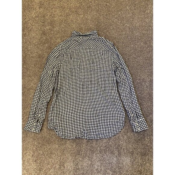 Merona Women's Tunic Shirt Size XL Checked Long Sleeves Buttons Two Pockets GUC - Picture 8 of 10